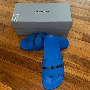 BALENCIAGA MEN'S POOL SLIDE SANDAL